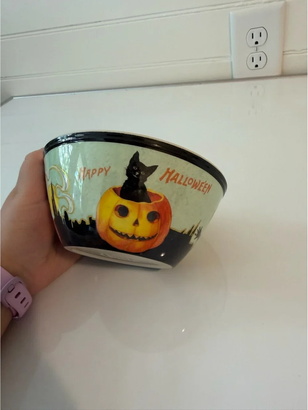 Vintage Williams Sonoma Happy Halloween Bowl